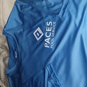 NWOT Men's Paces pool service tshirt